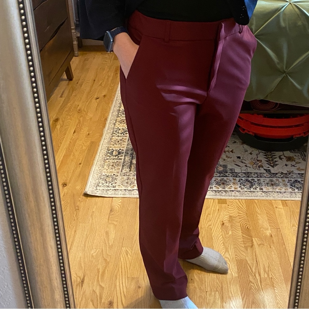 Christian Siriano Fuchsia Trousers